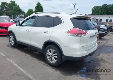 2016 Nissan Rogue Sv из США, поврежденный, VIN KNMAT2MV2GP722536